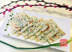 Illustration of how to make scallion pancake (dumpling skin version) 14