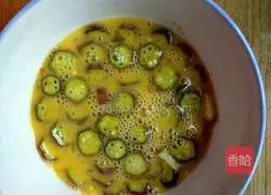 Okra Egg Pancake Recipe Illustration 4