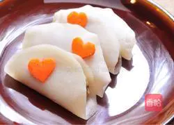 Illustration of how to make love mung bean cake 5