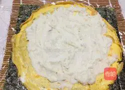 Illustration of how to make yam sushi 12