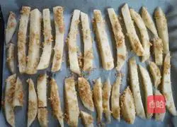 Illustration of how to make soda cracker baked French fries 4