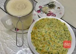 Illustration of how to make scallion pancake and chive pancake 9