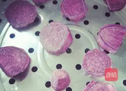 Illustration of how to make lazy purple potato cake 1