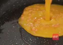 Illustration of how to make seaweed egg cake 4