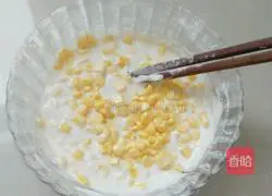 Illustration of how to make sweet and fresh corn cakes 2
