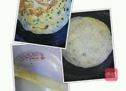 Illustration of how to make egg pancakes 6