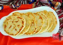 Illustration of how to make scallion pancake 11