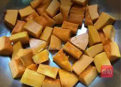 Illustration of how to make pumpkin cake 1