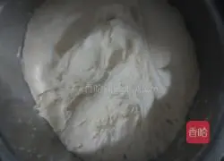 Illustration of making dough scallion pancake 2