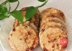 Illustration of how to make sesame sesame pancakes 21