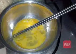 Illustration of how to make soft egg pancake 1