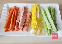 Illustration of how to make homemade sushi rolls 1