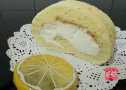 Illustration of how to make cream cake roll 13