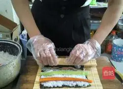 Illustration of how to make homemade sushi 5