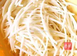 Potato shreds Illustration of how to make cakes 2