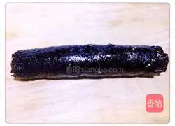 Vegetable ham sushi Illustration of how to do it 5