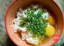 Illustration of how to make egg rice cakes 2