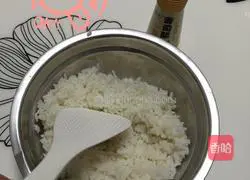 Illustration of how to make sushi 1