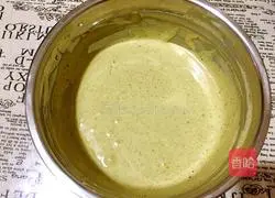 Illustration of how to make matcha cake roll 11