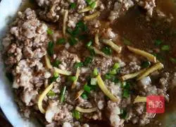 Illustration of how to make bean paste meatloaf 6