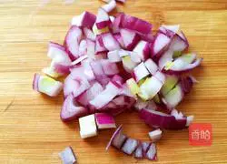 Illustration of how to make caviar mixed rice 4