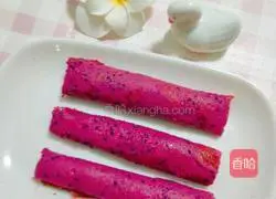 Pitaya egg pancake recipe 6
