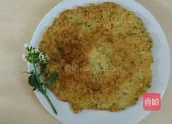 White Thorn Flower Egg Pancake Recipe Illustration 4