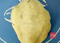 Taro and sesame filling Illustration of how to make cakes 5