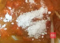 Illustration of how to make persimmon bean paste cake 3