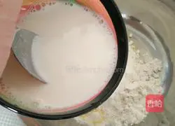 Illustration of how to make milky corn cakes 2