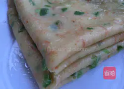 Vegetable and Egg Pancakes Recipe Illustration 3