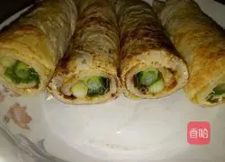 Illustration of how to make oil-free egg pancakes 7