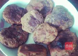 Illustration of how to make lazy purple potato cake 4