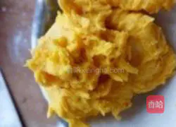 Illustration of how to make pan-fried pumpkin cake 4