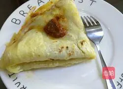 The fragrant sauce pancake on the left~ Recipe 6