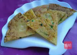 Illustration of how to make pan-fried potato and egg pancakes 12