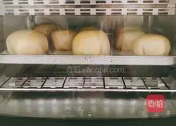 Illustration of making red bean paste and egg yolk cake 7