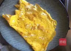 Illustration of how to make meat floss and ham sushi 5