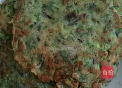 Illustration of how to make three fresh vegetable pancakes 3