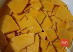 Illustration of how to make sesame pumpkin cake 1