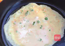 Illustration of how to make vegetable and egg pancakes 2