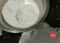 Illustration of how to make mung bean cake 1