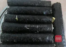 Illustration of how to make sushi 4