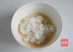 Rice egg pancake recipe 3
