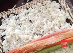 Illustration of how to make sushi 4