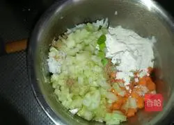 Cucumber Love Rice Illustration of how to make cakes 2