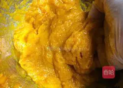 Pumpkin Glutinous Rice Sandwich Cake Recipe Illustration 5