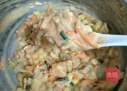 Illustration of how to make kimchi pancakes 11