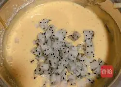 Dragon Fruit Soufflé Waffles - Dessert Harvester Recipe Illustration 6