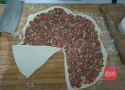 Thousand-layer cake (pork filling) recipe illustration 4